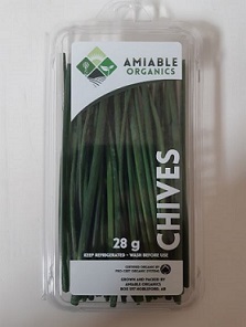 Fresh Organic Chives - 4x28g