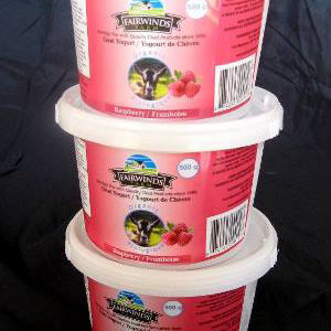 Raspberry Goat Yoghurt